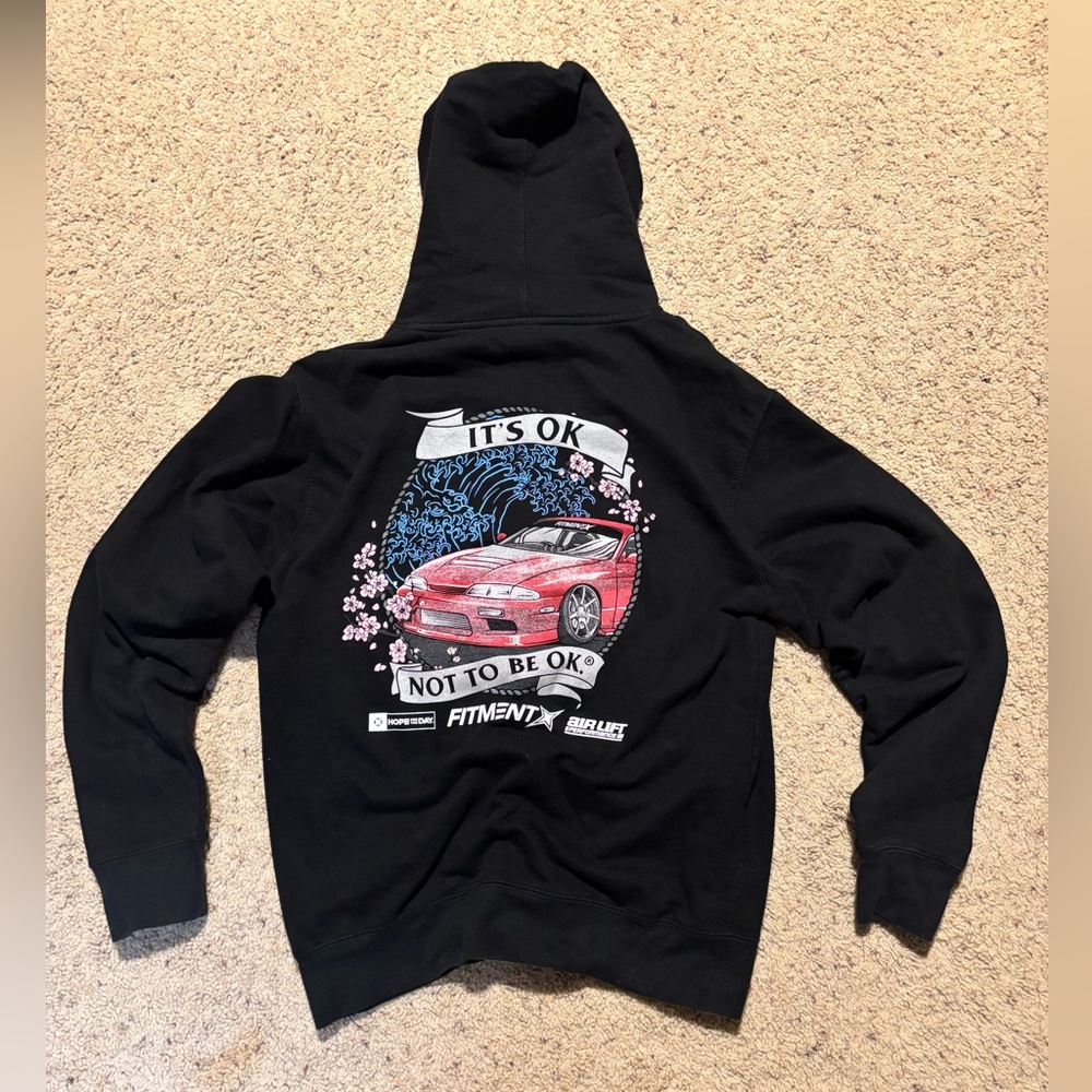 It’s Ok To Not Be Ok Fitment Graphic Hoodie